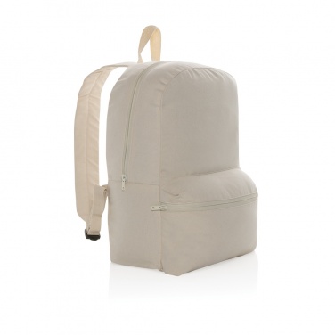 Logo trade advertising products image of: Impact Aware™ 285 gsm rcanvas backpack undyed