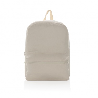 Logo trade promotional gifts image of: Impact Aware™ 285 gsm rcanvas backpack undyed