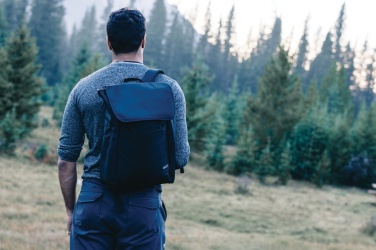 Logotrade promotional merchandise picture of: Swiss Peak Fern AWARE™ RPET all over zipper 15.6" backpack