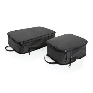 Logotrade corporate gift picture of: Swiss Peak Ridge AWARE™ RPET compression travel cubes 2pc