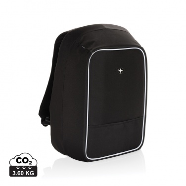 Logo trade promotional merchandise image of: Swiss Peak AWARE™ anti-theft 15.6" laptop backpack