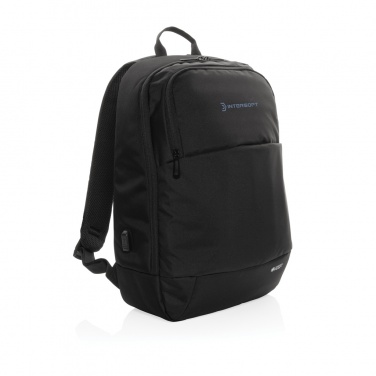 Logo trade promotional merchandise photo of: Swiss Peak AWARE™ modern 15.6" laptop backpack