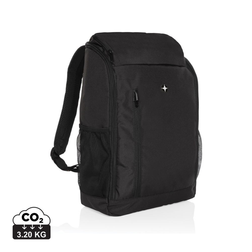 Logotrade business gift image of: Swiss Peak AWARE™ easy access 15.6'' laptop backpack