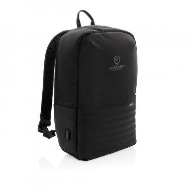 Logotrade promotional giveaway picture of: Swiss Peak AWARE™ RFID anti-theft 15.6'' laptop backpack