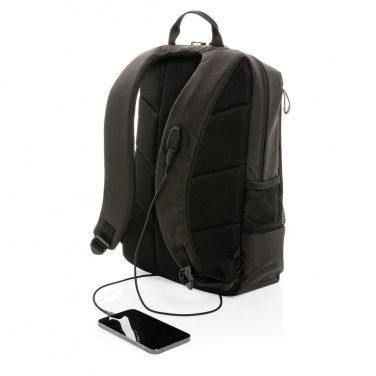 Logotrade promotional product image of: Impact AWARE™ Lima 15.6' RFID laptop backpack