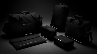 Logo trade promotional gift photo of: Swiss Peak AWARE™ RFID and USB A laptop backpack