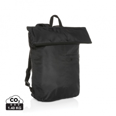 Logotrade promotional merchandise picture of: Dillon AWARE™ RPET lightweight foldable backpack