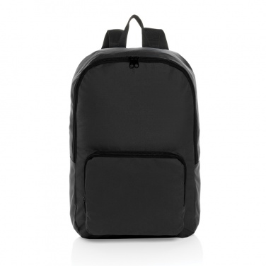 Logo trade promotional products image of: Dillon AWARE™ RPET foldable classic backpack