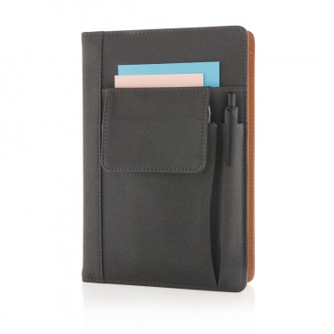 Logotrade advertising product image of: Notebook with phone pocket