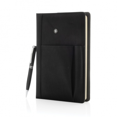 Logotrade promotional item picture of: Refillable notebook and pen set