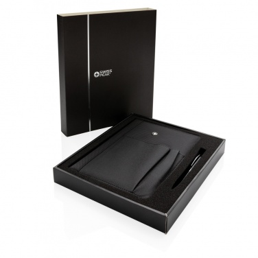 Logotrade corporate gift image of: Refillable notebook and pen set