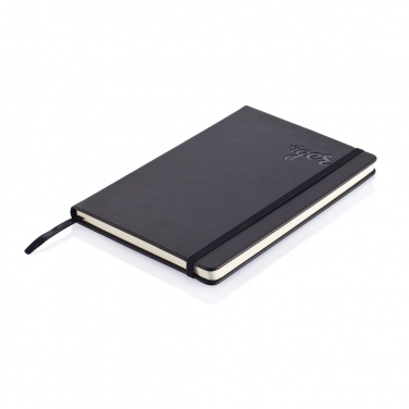 Logotrade advertising product picture of: Deluxe hardcover PU A5 notebook