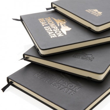 Logotrade corporate gift image of: Deluxe hardcover PU A5 notebook