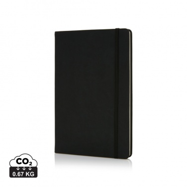 Logo trade advertising products picture of: Deluxe hardcover PU A5 notebook