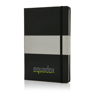 Logotrade promotional giveaway picture of: Deluxe hardcover A5 notebook