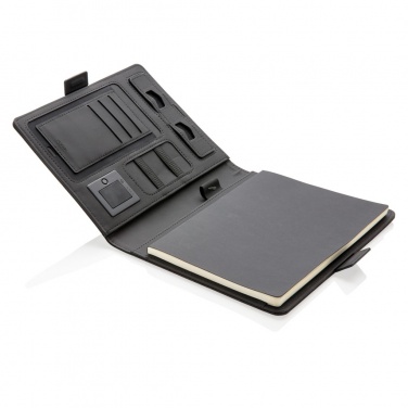 Logo trade business gifts image of: Air 5W wireless charging notebook cover A5