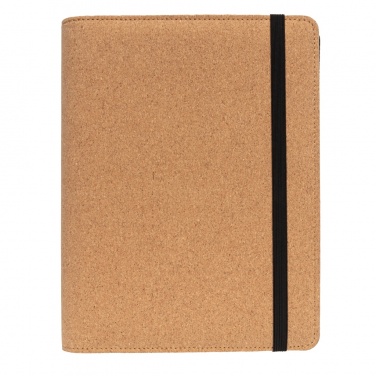 Logotrade corporate gift picture of: Deluxe cork portfolio A5 with pen