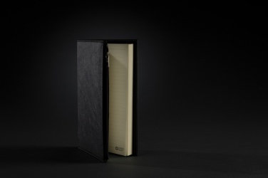 Logotrade promotional gift image of: Swiss Peak A5 PU notebook with zipper pocket