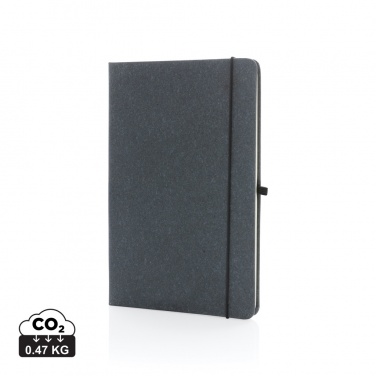 Logo trade advertising products picture of: Recycled leather hardcover notebook A5