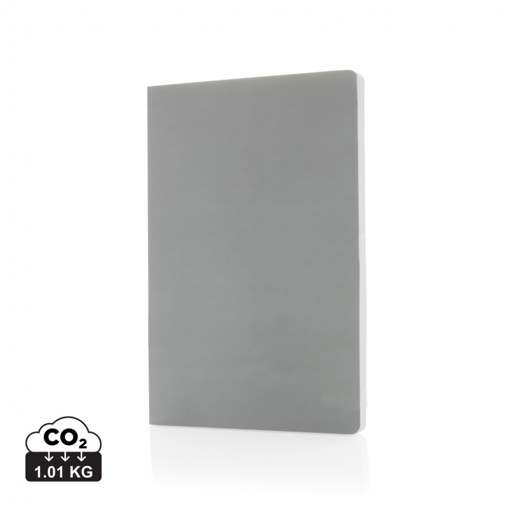 Logo trade promotional products picture of: Impact softcover stone paper notebook A5