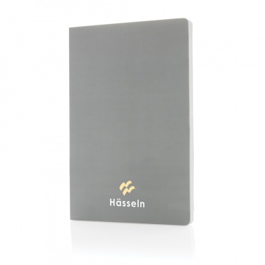 Logo trade promotional item photo of: Impact softcover stone paper notebook A5