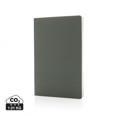 Logo trade promotional giveaways picture of: Impact softcover stone paper notebook A5