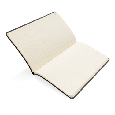 Logo trade promotional products image of: Modern deluxe softcover A5 notebook