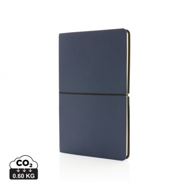 Logo trade business gift photo of: Modern deluxe softcover A5 notebook