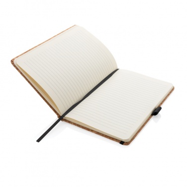 Logo trade corporate gifts picture of: Cork hardcover notebook A5