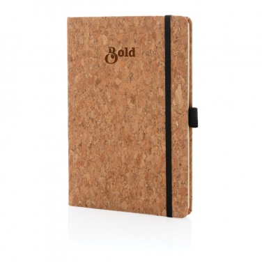 Logo trade promotional item photo of: Cork hardcover notebook A5