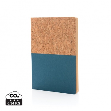 Logotrade advertising products photo of: A5 cork & kraft notebook