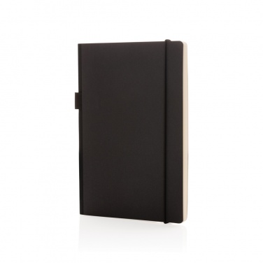 Logo trade promotional items picture of: A5 deluxe kraft hardcover notebook