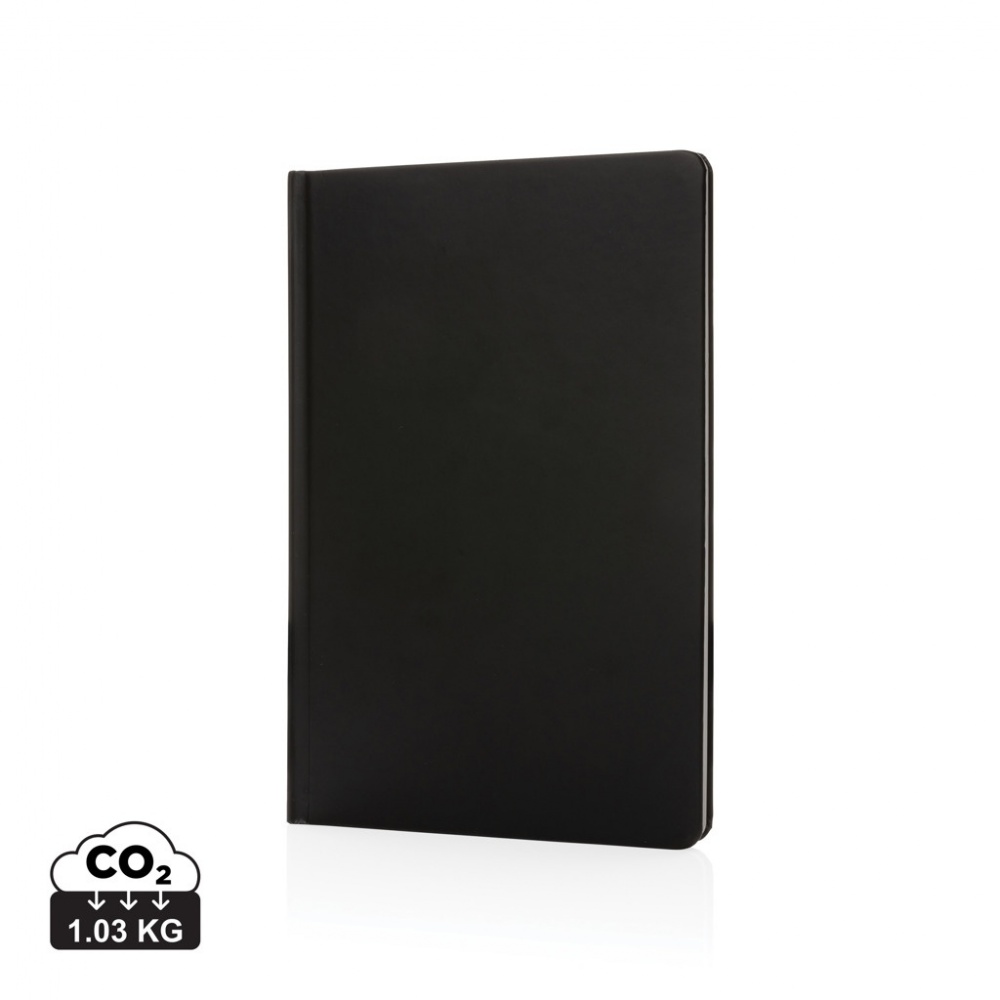 Logo trade promotional products image of: A5 Impact stone paper hardcover notebook