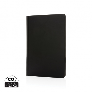 Logo trade promotional products image of: A5 Impact stone paper hardcover notebook