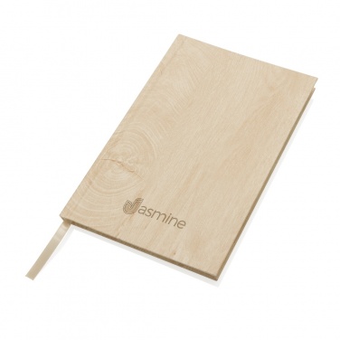 Logotrade promotional product image of: Kavana wood print A5 notebook