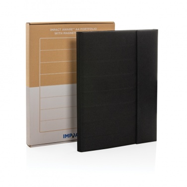 Logotrade promotional merchandise image of: Impact Aware™ A4 portfolio with magnetic closure