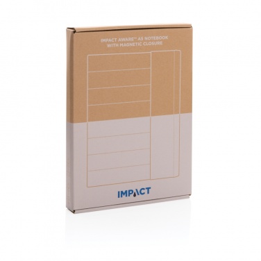 Logotrade promotional item picture of: Impact Aware™ A5 notebook with magnetic closure