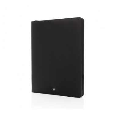 Logotrade corporate gift image of: Swiss Peak Heritage RCS rPU A4 portfolio with zipper