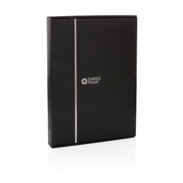 Logotrade advertising product image of: Swiss Peak Heritage RCS rPU A4 portfolio with zipper