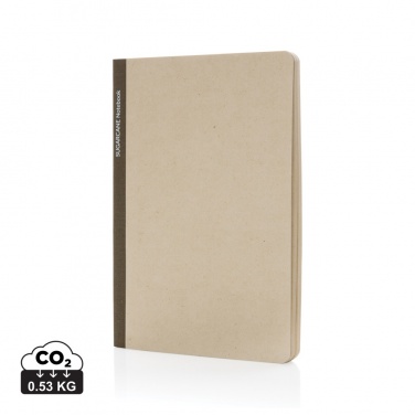 Logo trade promotional items image of: Stylo Sugarcane paper A5 Notebook