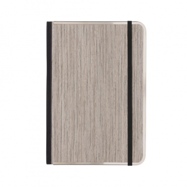 Logotrade promotional gift picture of: Treeline A5 wooden cover deluxe notebook