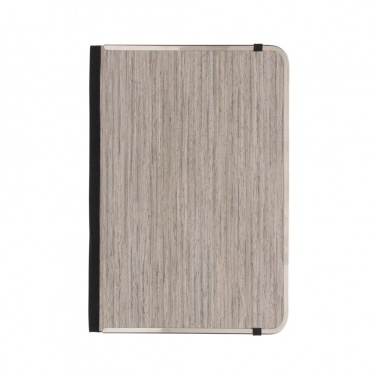 Logotrade corporate gifts photo of: Treeline A5 wooden cover deluxe notebook