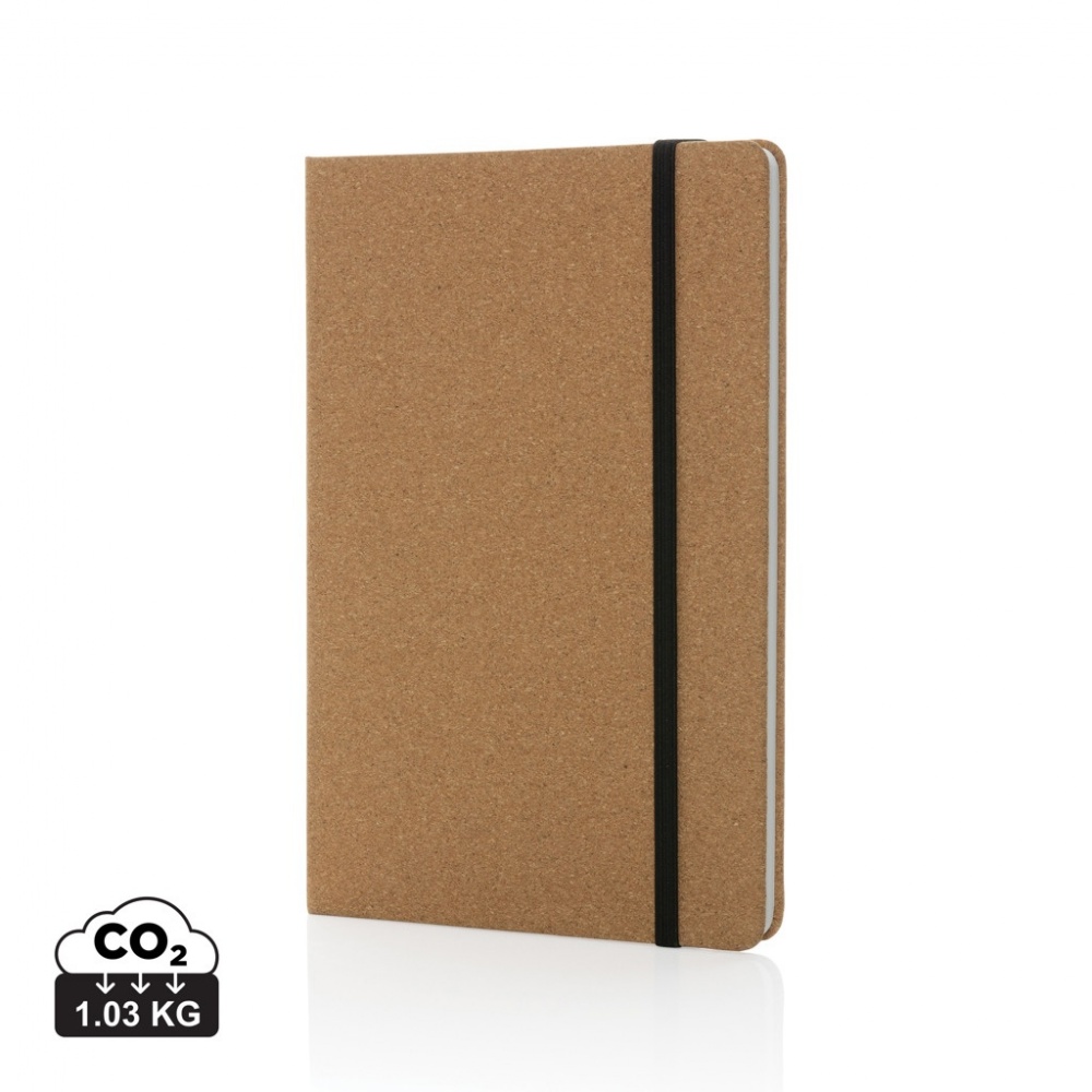 Logotrade promotional products photo of: Stoneleaf A5 cork and stonepaper notebook