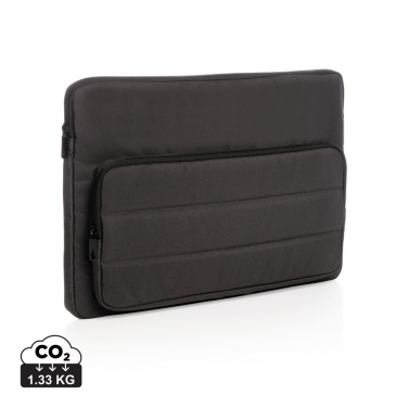 Logo trade corporate gift photo of: Impact AWARE™ RPET 15.6" laptop sleeve