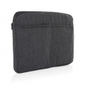 Laluka AWARE™ recycled cotton 15.6 inch laptop sleeve, anthracite