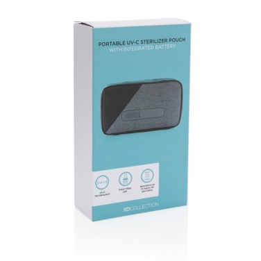 Logo trade promotional product photo of: Portable UV-C steriliser pouch with integrated battery