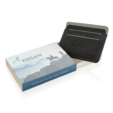 Logo trade corporate gifts image of: Quebec RFID safe cardholder