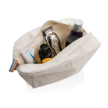 Logotrade corporate gift image of: Impact Aware™ 285 gsm rcanvas toiletry bag undyed