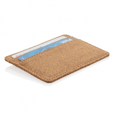 Logo trade corporate gifts picture of: Cork secure RFID slim wallet