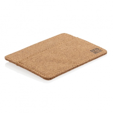 Logo trade business gifts image of: Cork secure RFID slim wallet